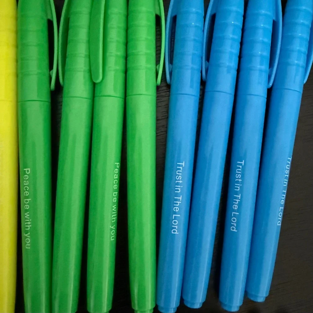Religious Pen and Highlighter Set Multicolor New Scripture Verses Set of 40 Bulk